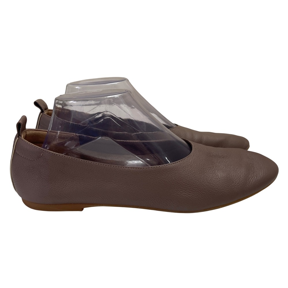 Everlane Flats Womens‎ 10 Mauve The Day Glove Italian Leather Minimalist Shoes
